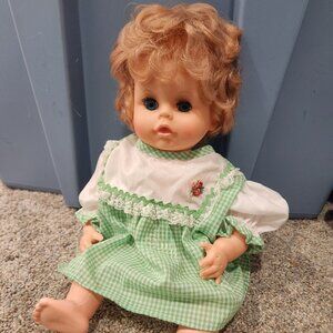 Vintage Eeggee baby doll 1980s drink and wets